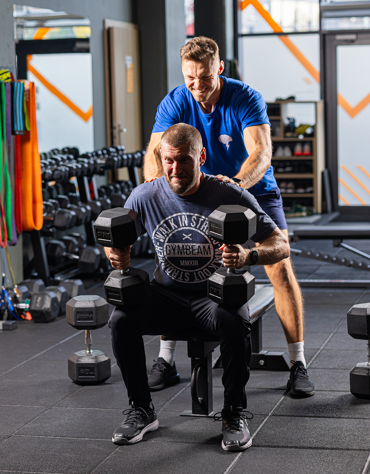 zdjecie podczas treningu personalnego fitlab